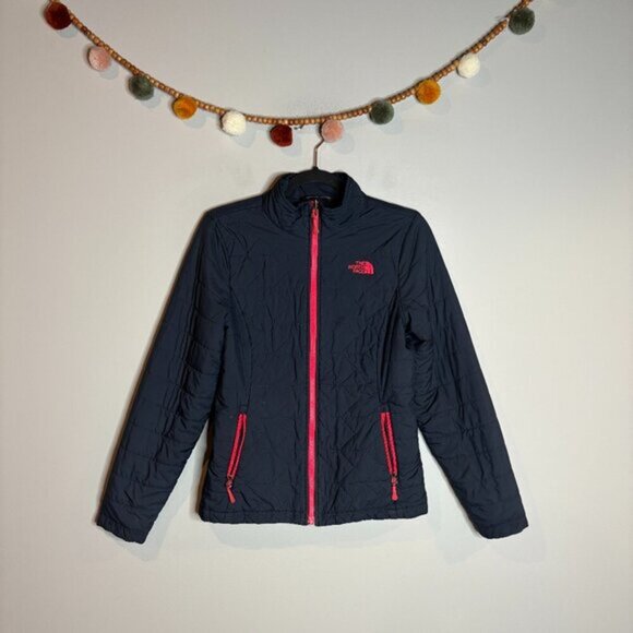 The North Face quilted jacket in Navy Blue - Picture 1 of 5